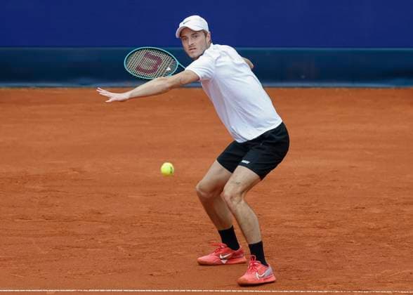 Sport Bilder des Tages Rudolf Molleker Tennis - BMW Open 2024 - ATP, Tennis Herren - MTTC Iphitos - Munich - - Germany - 17 April 2024. Copyright: xJuergenxHasenkopfx