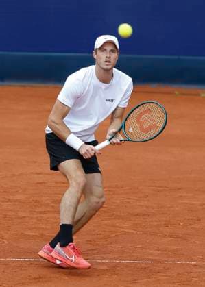Rudolf Molleker Tennis - BMW Open 2024 - ATP, Tennis Herren - MTTC Iphitos - Munich - - Germany - 17 April 2024. Copyright: xJuergenxHasenkopfx