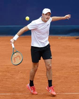 Rudolf Molleker Tennis - BMW Open 2024 - ATP, Tennis Herren - MTTC Iphitos - Munich - - Germany - 17 April 2024. Copyright: xJuergenxHasenkopfx