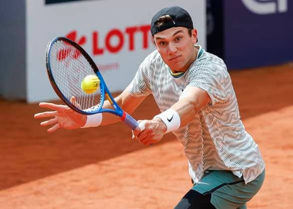 Jack Draper Tennis - BMW Open 2024 - ATP, Tennis Herren - MTTC Iphitos - Munich - - Germany - 17 April 2024. Copyright: xJuergenxHasenkopfx
