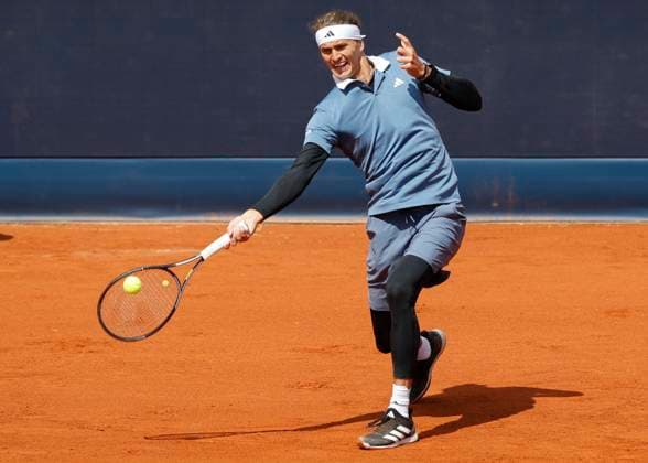 Alexander Zverev (GER) Tennis - BMW Open 2024 - ATP, Tennis Herren - MTTC Iphitos - Munich - - Germany - 17 April 2024. Copyright: xJuergenxHasenkopfx
