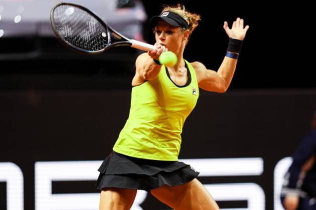 Laura Siegemund (GER) Marta Kostyuk (UKR) vs Laura Siegemund (GER) GER Porsche Tennis Grand Prix GP Stuttgart 2024, Porsche-Arena, 17.04.2024 GER Porsche Tennis Grand Prix GP Stuttgart 2024 Porsche-Arena, 17.04.2024 Stuttgart Copyright: xEibner-Pressefoto RogerxBuerkex EP