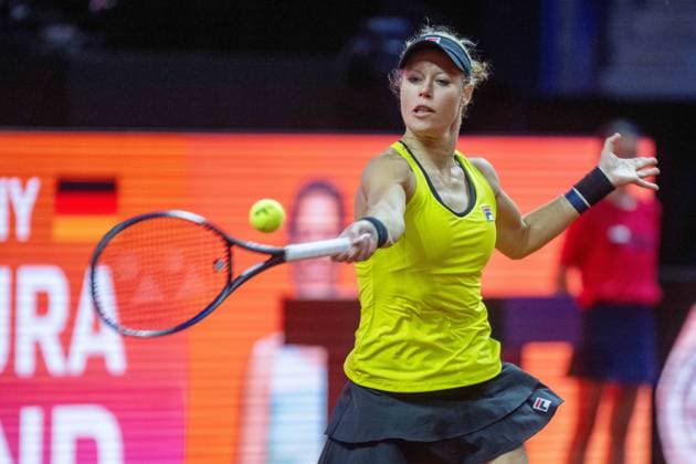 Laura Siegemund (GER). xettx,Deutschland, Stuttgart, 17.04.2024, Tennis, Porsche Tennis Grand Prix, Day 5, 2024, Runde 1, M.Kostyuk-L.Siegemund, Porsche Arena Foto: A2 Bildagentur Peter Hartenfelser