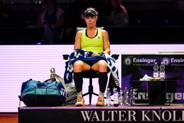 Laura Siegemund (GER) Marta Kostyuk (UKR) vs Laura Siegemund (GER) GER Porsche Tennis Grand Prix GP Stuttgart 2024, Porsche-Arena, 17.04.2024 GER Porsche Tennis Grand Prix GP Stuttgart 2024 Porsche-Arena, 17.04.2024 Stuttgart Copyright: xEibner-Pressefoto RogerxBuerkex EP