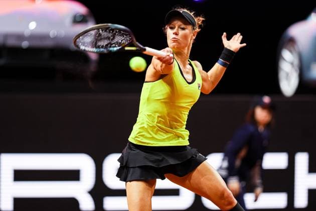 Laura Siegemund (GER) Marta Kostyuk (UKR) vs Laura Siegemund (GER) GER Porsche Tennis Grand Prix GP Stuttgart 2024, Porsche-Arena, 17.04.2024 GER Porsche Tennis Grand Prix GP Stuttgart 2024 Porsche-Arena, 17.04.2024 Stuttgart Copyright: xEibner-Pressefoto RogerxBuerkex EP