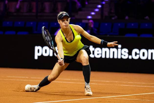 Laura Siegemund (GER) Marta Kostyuk (UKR) vs Laura Siegemund (GER) GER Porsche Tennis Grand Prix GP Stuttgart 2024, Porsche-Arena, 17.04.2024 GER Porsche Tennis Grand Prix GP Stuttgart 2024 Porsche-Arena, 17.04.2024 Stuttgart Copyright: xEibner-Pressefoto RogerxBuerkex EP