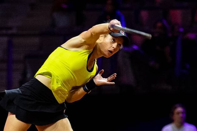 Laura Siegemund (GER) Marta Kostyuk (UKR) vs Laura Siegemund (GER) GER Porsche Tennis Grand Prix GP Stuttgart 2024, Porsche-Arena, 17.04.2024 GER Porsche Tennis Grand Prix GP Stuttgart 2024 Porsche-Arena, 17.04.2024 Stuttgart Copyright: xEibner-Pressefoto RogerxBuerkex EP