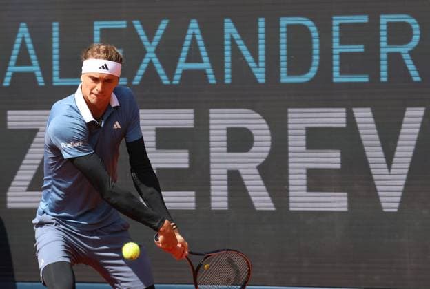 Alexander Zverev (GER) Symbol, Symbolbild, Symbolfoto, Name, wird vorgestellt Tennis BMW Open 2024 17.04.2004 München FOTO: Mladen Lackovic LakoPress