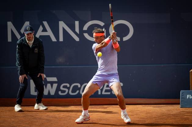 Rafael Nada (Spain) during a second round ATP, Tennis Herren 500 Barcelona Open Banc Sabadell 2024 match at Real Club de Tenis de Barcelona, in Barcelona, Spain on April 17, 2024. (Photo Felipe Mondino) Copyright: x@FELIPExMONDINOx