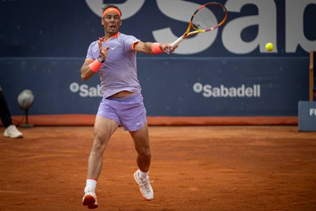 during a second round ATP, Tennis Herren 500 Barcelona Open Banc Sabadell 2024 match at Real Club de Tenis de Barcelona, in Barcelona, Spain on April 17, 2024. (Photo Felipe Mondino) Copyright: x@FELIPExMONDINOx