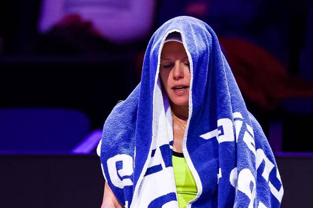 Laura Siegemund (GER) Marta Kostyuk (UKR) vs Laura Siegemund (GER) GER Porsche Tennis Grand Prix GP Stuttgart 2024, Porsche-Arena, 17.04.2024 GER Porsche Tennis Grand Prix GP Stuttgart 2024 Porsche-Arena, 17.04.2024 Stuttgart Copyright: xEibner-Pressefoto RogerxBuerkex EP