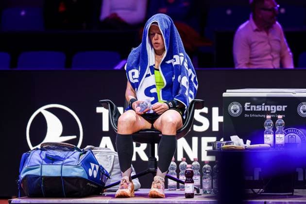 Laura Siegemund (GER) Marta Kostyuk (UKR) vs Laura Siegemund (GER) GER Porsche Tennis Grand Prix GP Stuttgart 2024, Porsche-Arena, 17.04.2024 GER Porsche Tennis Grand Prix GP Stuttgart 2024 Porsche-Arena, 17.04.2024 Stuttgart Copyright: xEibner-Pressefoto RogerxBuerkex EP