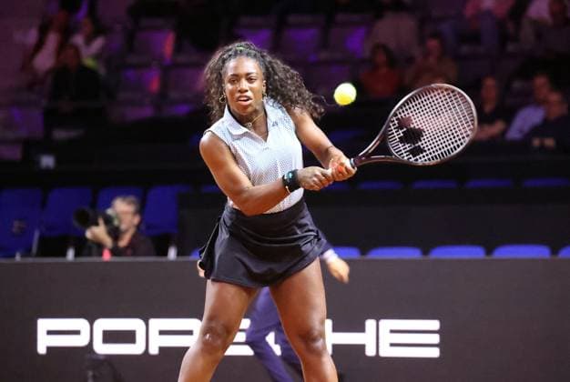 17.04.24 Porsche Tennis Grand Prix Deutschland, Stuttgart, 17.04.2024, Tennis, Porsche Tennis Grand Prix 2024 Stuttgart: Sachia Vickery.