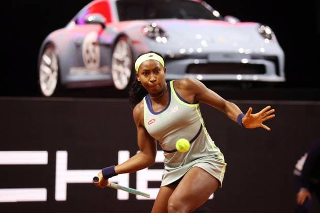 17.04.24 Porsche Tennis Grand Prix Deutschland, Stuttgart, 17.04.2024, Tennis, Porsche Tennis Grand Prix 2024 Stuttgart: Coco Gauff.