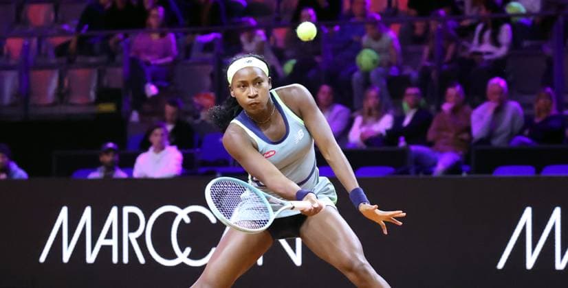 17.04.24 Porsche Tennis Grand Prix Deutschland, Stuttgart, 17.04.2024, Tennis, Porsche Tennis Grand Prix 2024 Stuttgart: Coco Gauff.