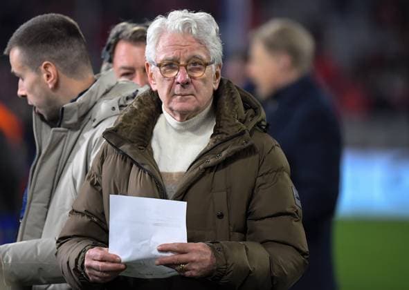 17.04.2024, xemx, Fussball UEFA Champions League, FC Bayern Muenchen - Arsenal London emspor, v.l. Marcel Reif (DFL DFB REGULATIONS PROHIBIT ANY USE OF PHOTOGRAPHS as IMAGE SEQUENCES and or QUASI-VIDEO) Muenchen