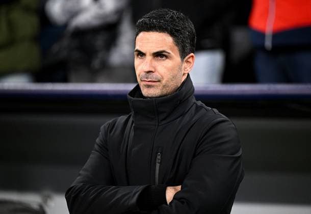 FUSSBALL CHAMPIONS LEAGUE SAISON 2023 2024 Viertelfinale Rueckspiel FC Bayern Muenchen - FC Arsenal London 17.04.2024 Trainer Mikel Arteta (FC Arsenal London)