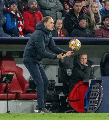 Fussball, Herren, Saison 2023 2024, Champions League (Viertelfinale, Rückspiel), FC Bayern München - Arsenal London, Trainer Thomas Tuchel (FC Bayern München), 17.04.2024, Copyright: xMatthiasxKochx