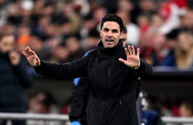 FUSSBALL CHAMPIONS LEAGUE SAISON 2023 2024 Viertelfinale Rueckspiel FC Bayern Muenchen - FC Arsenal London 17.04.2024 Trainer Mikel Arteta (FC Arsenal London)