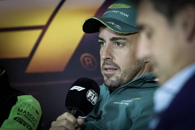 press conference, PK, Pressekonferenz ALONSO Fernando (spa), Aston Martin F1 Team AMR24, portrait during the Formula 1 Lenovo Chinese Grand Prix 2024, 5th round of the 2024 Formula One World Championship, WM, Weltmeisterschaft from April 19 to 21, 2024 on the Shanghai International Circuit, in Shanghai, China - F1 - CHINESE GRAND PRIX 2024 DPPI Panoramic 00969