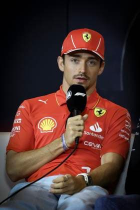 LECLERC Charles (mco), Scuderia Ferrari SF-24, portrait during the Formula 1 Lenovo Chinese Grand Prix 2024, 5th round of the 2024 Formula One World Championship, WM, Weltmeisterschaft from April 19 to 21, 2024 on the Shanghai International Circuit, in Shanghai, China - F1 - CHINESE GRAND PRIX 2024 DPPI Panoramic  00925