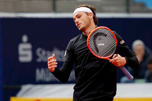Taylor Fritz reagiert veraergert,Aerger, enttaeuscht,Enttaeuschung,Emotion Copyright: xJuergenxHasenkopfx