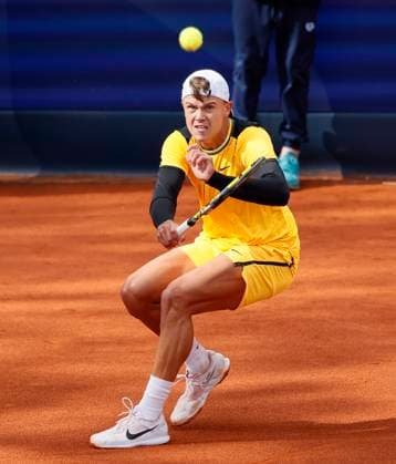 18.04.2024, BMW Open 2024, MTTC Iphitos Muenchen , Tennis, im Bild: Holger Rune (DEN)