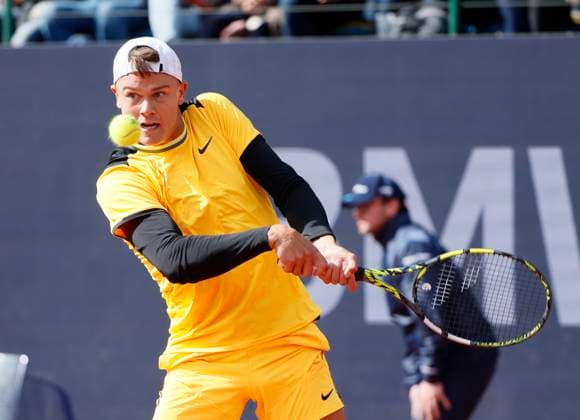 18.04.2024, BMW Open 2024, MTTC Iphitos Muenchen , Tennis, im Bild: Holger Rune (DEN)