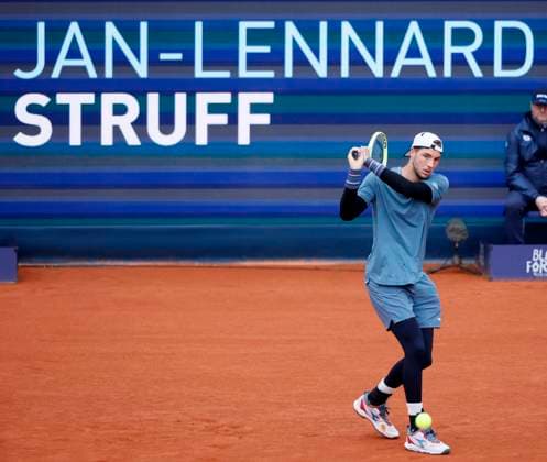 18.04.2024, BMW Open 2024, MTTC Iphitos Muenchen , Tennis, im Bild: Jan Lennard Struff (GER)