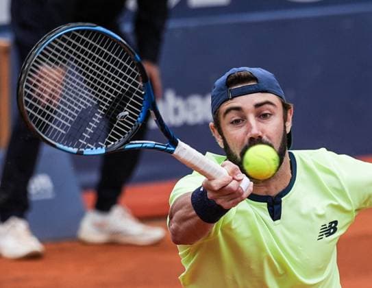 April 18, 2024, Barcelona, Barcelona, Spain: Jordan Thompson of Australia and Casper Ruud of Norway during the third round of Barcelona Open Banc Sabadell Trofeo Conde de Godo on April 18, 2024 in Barcelona, Spain. Tennis 2024: Barcelona Open  - ZUMArd r 20240418_spo_s316_042 Copyright: xMartixSeguraxRamonedax