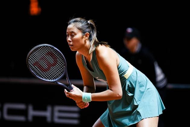 Hao-Ching Chan (TPE) DOPPEL Nastasja Schunk, Ella Seidel (GER) vs Hao-Ching Chan (TPE), Veronika Kudermetova (RUS) GER Porsche Tennis Grand Prix GP Stuttgart 2024, Porsche-Arena, 18.04.2024 GER Porsche Tennis Grand Prix GP Stuttgart 2024 Porsche-Arena, 18.04.2024 Stuttgart Copyright: xEibner-Pressefoto RogerxBuerkex EP