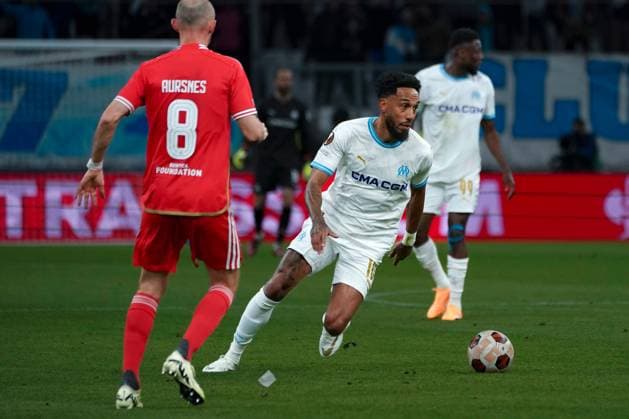 Pierre Emerick Aubameyang (Olympique de Marseille) FOOTBALL : Olympique de Marseille vs SL Benfica - Ligue Europa - Quart de finale retour - Marseille - 18 04 2024 NorbertScanella Panoramic 