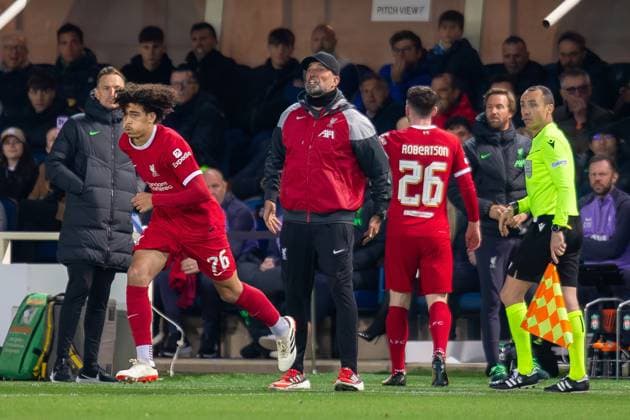 Atalanta v Liverpool Europa League 18 04 2024. Quarter Final Liverpool manager Jurgen Klopp during the Europa League quarter-final second leg match between Atalanta and Liverpool at Gewiss Stadium, Bergamo, Italy on 18 April 2024. Editorial use only , Copyright: xIanxStephenx PSI-19496-0026