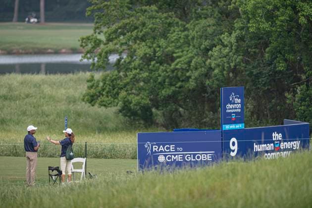 April 18, 2024, The Woodlands, Texas, USA: The grounds at The Chevron Championship at The Club at Carlton Woods on April 18, 2024, in The Woodlands, Texas. The Woodlands USA - ZUMAp213 20240418_znp_p213_054 Copyright: xLynnxPenningtonx