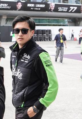 (240419) -- SHANGHAI, April 19, 2024 -- Kick Sauber s Chinese driver Zhou Guanyu is seen prior to the first practice session of the Formula 1 Chinese Grand Prix at the Shanghai International Circuit in east China s Shanghai, on April 19, 2024. ) (SP)CHINA-SHANGHAI-FORMULA 1-GRAND PRIX HexChangshan 