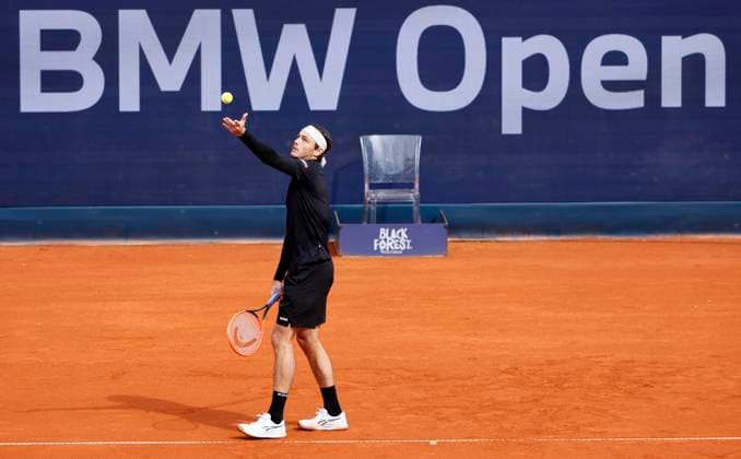 19.04.2024, BMW Open 2024, MTTC Iphitos Muenchen , Tennis, im Bild: Taylor Fritz (USA)