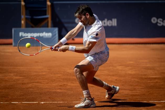 Cameron Norrie (UK) during a quarterfinal ATP, Tennis Herren 500 Barcelona Open Banc Sabadell 2024 match at Real Club de Tenis de Barcelona, in Barcelona, Spain on April 19, 2024. Photo by Felipe Mondino Copyright: x@FELIPExMONDINOx