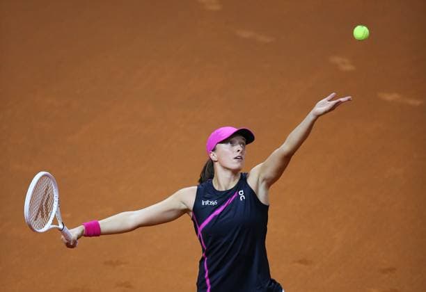 19.04.2024, Deutschland, Stuttgart, Porsche Tennis Grand Prix 2024, Viertelfinale, Iga Swiatek POL