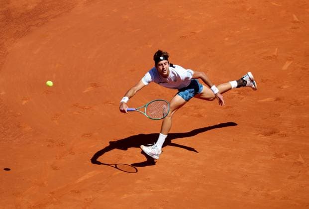 Barcelona Open Banc Sabadell 2024 Tomas Martin Etcheverry is playing against Cameron Norrie in the quarterfinals of the Barcelona Open Banc Sabadell, the 71st Conde de Godo Trophy, at the Real Club de Tennis Barcelona 1899 in Barcelona, Spain, on April 19, 2024. Barcelona Spain  Copyright: xUrbanandsportx originalFilename:urbanandsport-barcelon240419_npeuX.jpg