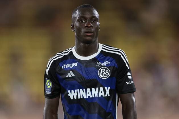 AS Monaco v RS Strasbourg-Alsace - Ligue 1 - Stade Louis II August 20, 2023, Monaco: Monaco, Monaco, 20th August 2023. Habib Diarra of Strasbourg reacts following the final whistle of the Ligue 1 match at Stade Louis II, Monaco. (Credit Image: Ã‚Â Jonathan Moscrop Sportimage Cal Media) Monaco EDITORIAL USE ONLY Copyright: xx ZUMA-20230820_faf_si1_527.jpg JonathanxMoscropx csmphotothree141305