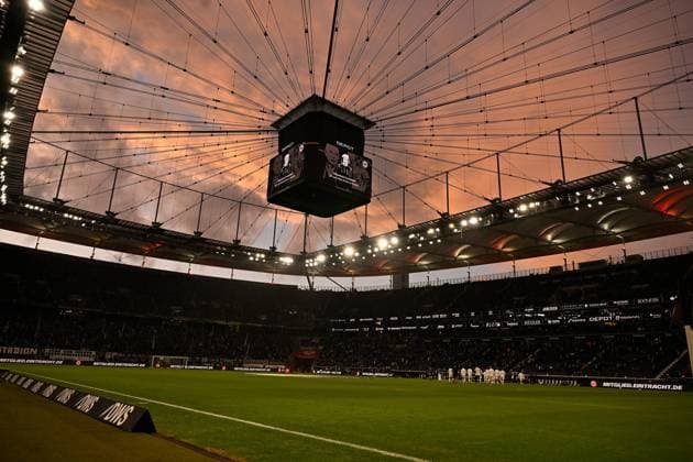 19.04.2024, xjrdrx, Fussball 1.Bundesliga, Eintracht Frankfurt - FC Augsburg emspor, v.l. Waldstadion Symbolbild (DFL DFB REGULATIONS PROHIBIT ANY USE OF PHOTOGRAPHS as IMAGE SEQUENCES and or QUASI-VIDEO) Frankfurt am Main