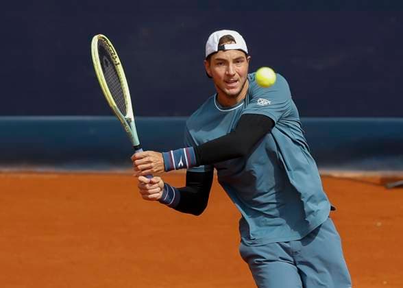 Jan-Lennard Struff (GER) Tennis - BMW Open 2024 - ATP, Tennis Herren - MTTC Iphitos - Munich - - Germany - 20 April 2024. Copyright: xJuergenxHasenkopfx