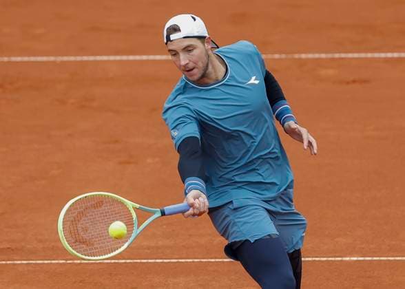 Jan-Lennard Struff (GER) Tennis - BMW Open 2024 - ATP, Tennis Herren - MTTC Iphitos - Munich - - Germany - 20 April 2024. Copyright: xJuergenxHasenkopfx