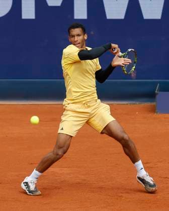 Felix Auger-Aliassime (CAN) Tennis - BMW Open 2024 - ATP, Tennis Herren - MTTC Iphitos - Munich - - Germany - 20 April 2024. Copyright: xJuergenxHasenkopfx