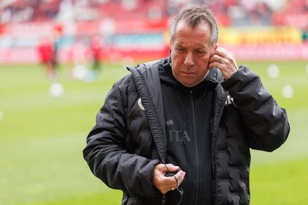 Markus Kauczinski (Trainer SV Wehen Wiesbaden), 1. FC Kaiserslautern vs SV Wehen Wiesbaden, Fussball, 2. Bundesliga, Saison 2023 2024, 30. Spieltag, 20.04.2024 1. FC Kaiserslautern vs SV Wehen Wiesbaden, Fussball, 2. Bundesliga, Saison 2023 2024, 30. Spieltag, 20.04.2024 Kaiserslautern