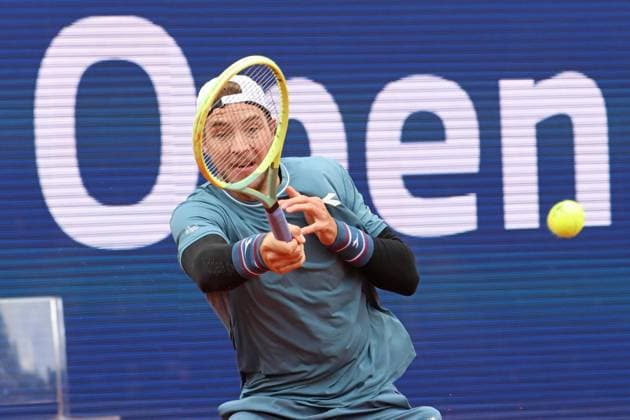 Jan-Lennard Struff (GER) gewinnt das Spiel gegen Felix Auger-Aliassime und steht im Finale, Tennis BMW Open 2024 München 20.04.2024 FOTO: Mladen Lackovic LakoPress