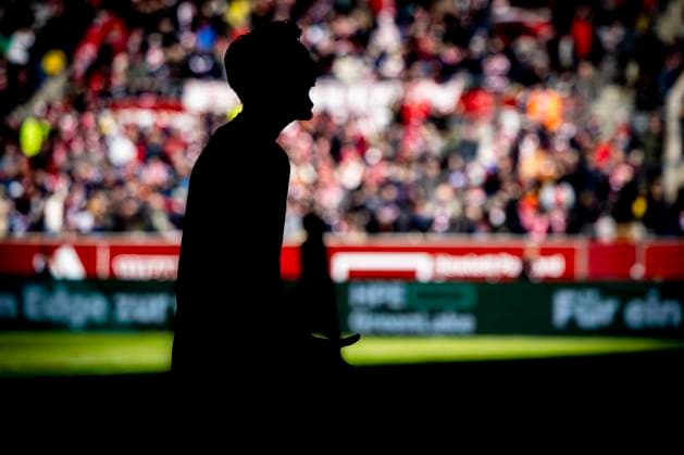 Fortuna Düsseldorf - SpVgg Greuther Fürth, 20.04.2024 Scahhenspiele - Torjubel: Vincent Vermeij (Fortuna Düsseldorf, 9) trifft zum 1:0; Fortuna Düsseldorf - SpVgg Greuther Fürth am 30. Spieltag der 2. Fussball-Bundesliga am 20.04 2024 in der Merkur Spiel-Arena in Düsseldorf. DFL REGULATIONS PROHIBIT ANY USE OF PHOTOGRAPHS AS IMAGE SEQUENCES AND OR QUASI-VIDEO.