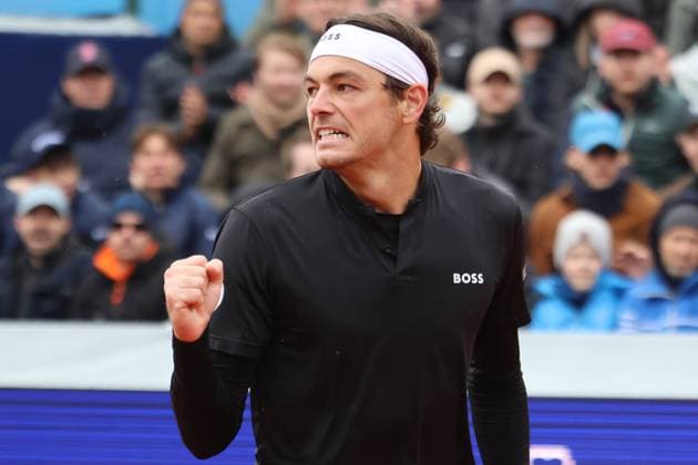 Taylor Fritz (USA) Jubel, jubelt Tennis BMW Open 2024 München 19.04.2024 FOTO: Mladen Lackovic LakoPress