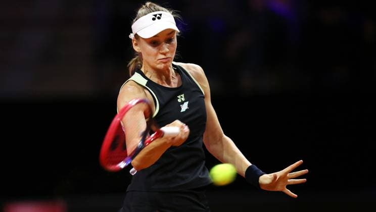 20.04.2024, Deutschland, Stuttgart, Porsche Tennis Grand Prix 2024, Halblfinale, Elena Rybakina KAZ