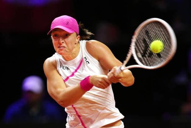 20.04.2024, Deutschland, Stuttgart, Porsche Tennis Grand Prix 2024, Halblfinale, Iga Swiatek POL